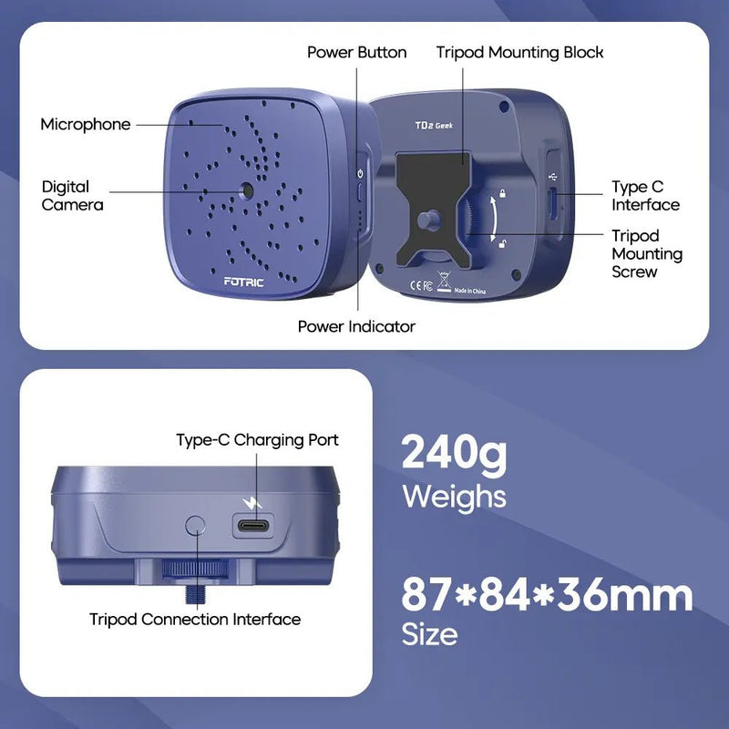 FOTRIC TD2 Geek Portable Acoustic Imaging - FOTRIC GB Official Store