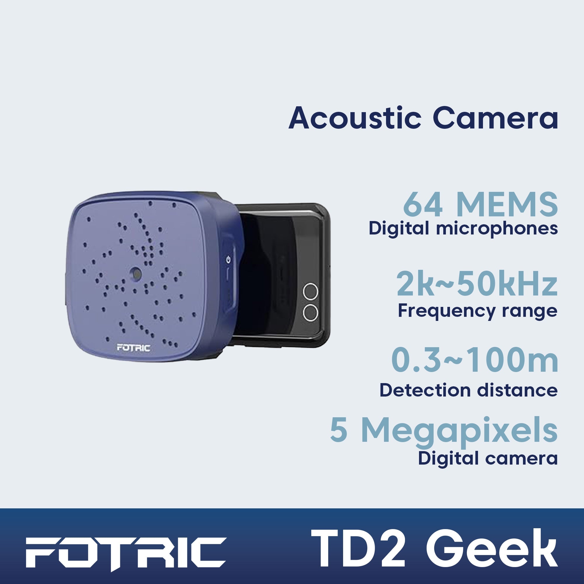 FOTRIC TD2 Geek Portable Acoustic Imaging - FOTRIC GB Official Store